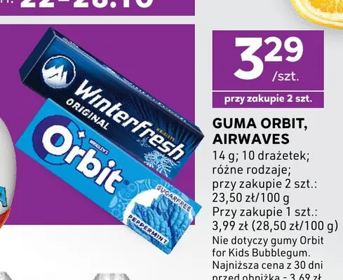 Guma Winterfresh Original promocja w Stokrotka