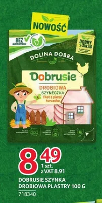 Szynka drobiowa Dobrusie Dolina Dobra plastry promocja w Selgros