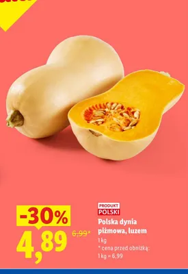 Dynia polska piżmowa luzem Ryneczek Lidla promocja w Lidl