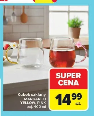 Kubek szklany promocja w Carrefour Market