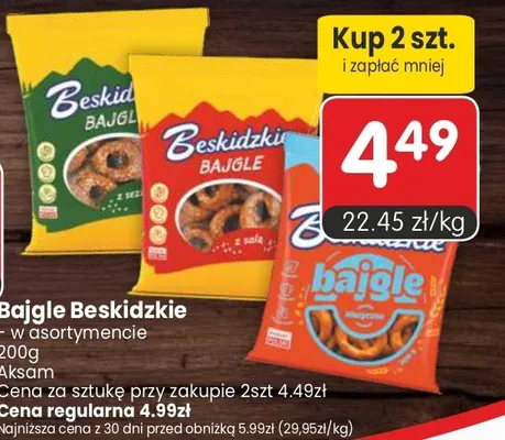 Bajgle Beskidzkie Aksam promocja w Market Point