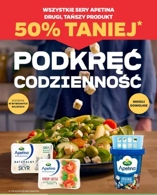 Ser Arla Apetina Original White Cheese in Brine promocja w Netto