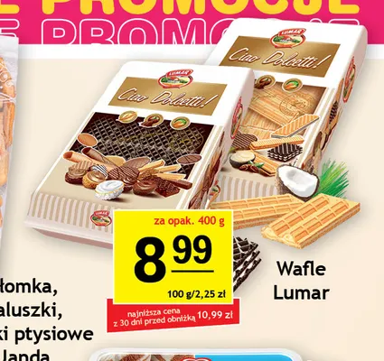 Wafle Lumar promocja w Gram Market
