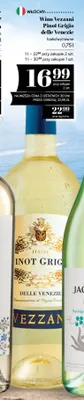 Wino białe wytrawne Vezzani Pinot Grigio delle Venezie włoskie promocja w POLOmarket