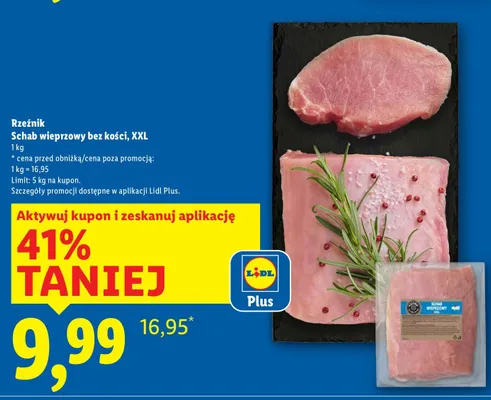 Schab wieprzowy bez kości, XXL Rzeźnik promocja w Lidl