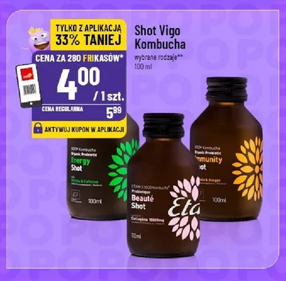 Shot Vigo Kombucha Beauté Shot promocja w POLOmarket