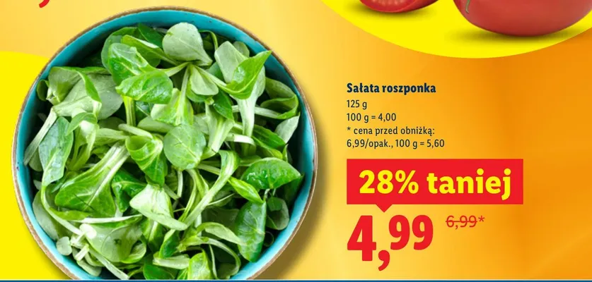 Sałata roszponka promocja w Lidl