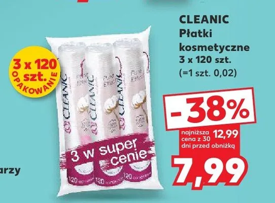 Płatki kosmetyczne promocja w Kaufland