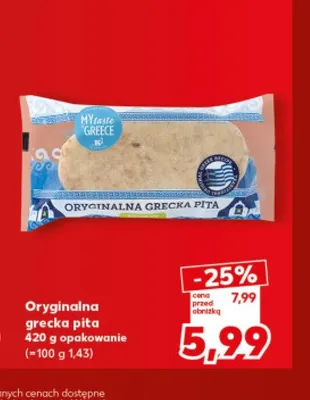 Oryginalna grecka pita MYtaste Greece promocja w Kaufland