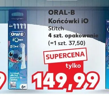 Końcówki do szczoteczki Oral-B iO Stitch promocja w Kaufland