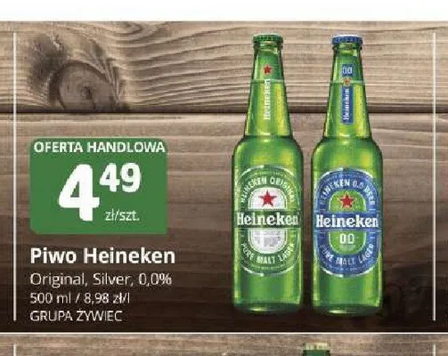 Piwo Heineken Original promocja w Marketvita