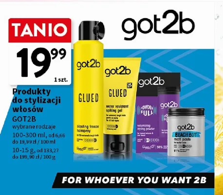 Pasta do włosów got2b Beach Boy Matt Paste promocja w Intermarche
