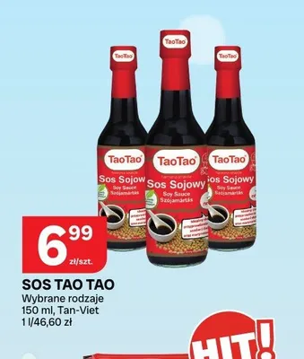 Sos sojowy Tao Tao promocja w Chorten