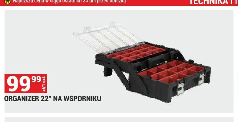 Organizer 22" na wsporniku promocja w Merkury Market
