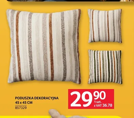 Poduszka dekoracyjna 45x45 cm promocja w Selgros