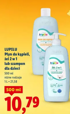 Płyn do kąpieli, żel 2 w 1 lub szampon dla dzieci promocja w Lidl
