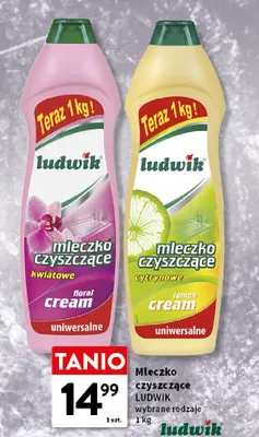 Mleczko czyszczące kwiatowe Ludwik promocja w Intermarche