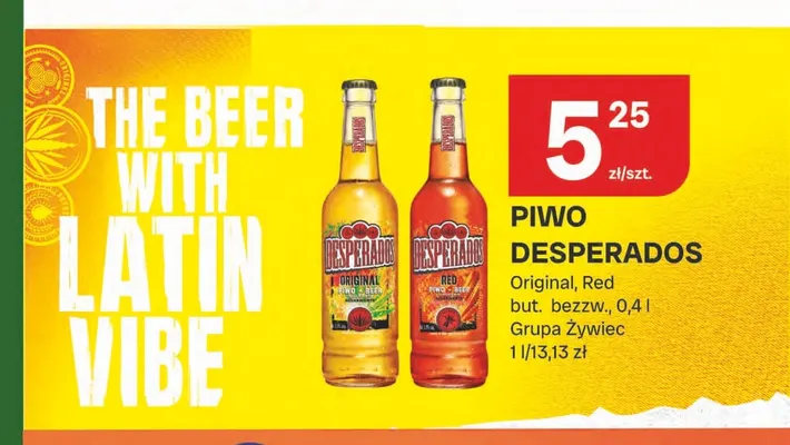 Piwo Desperados Red promocja w Chorten