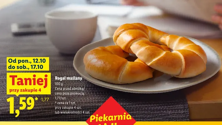 Rogal maślany promocja w Lidl
