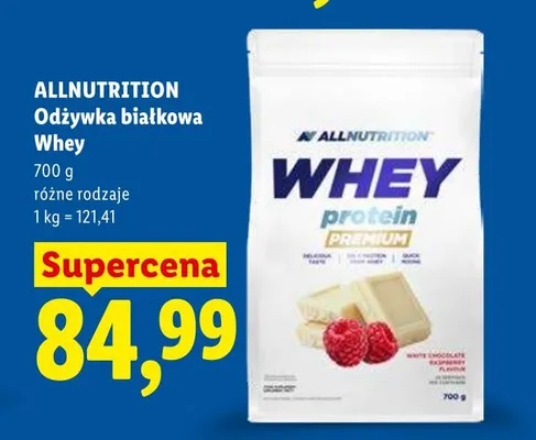 Odżywka białkowa Whey Protein Premium Allnutrition promocja w Lidl