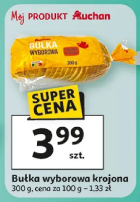 Bułka wyborowa krajana promocja w Auchan