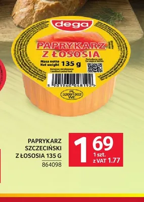 Paprykarz szczeciński z łososia Dega promocja w Selgros