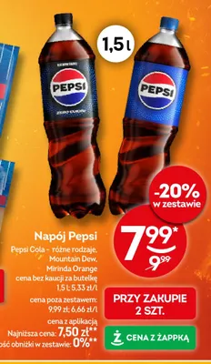 Napój gazowany Mountain Dew promocja w Żabka