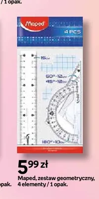 Zestaw geometryczny Maped promocja w Empik