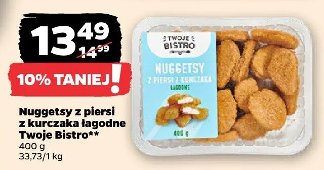 Nuggetsy z piersi z kurczaka łagodne promocja w Netto