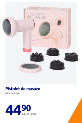 Pistolet do masażu promocja w Action