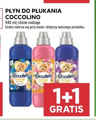 Płyn do płukania Coccolino promocja w Stokrotka