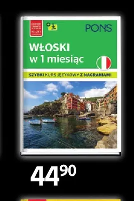 Książka Włoski w 1 miesiąc PONS promocja w Empik