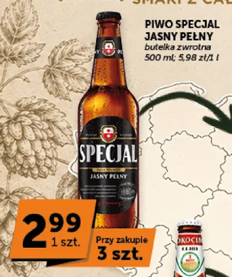 Piwo Specjal jasny pełny promocja w Groszek