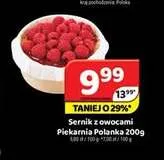 Sernik z owocami Piekarnia Polanka promocja w Delfin
