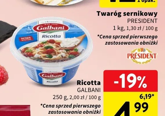 Ser Ricotta Galbani promocja w Intermarche