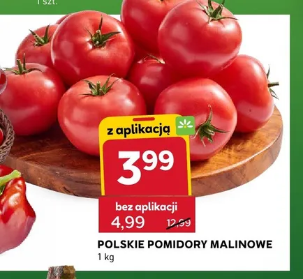 Pomidory malinowe polskie promocja w Stokrotka