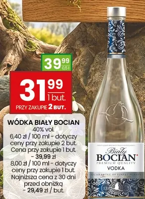 Wódka Biały Bocian promocja w Twój Market