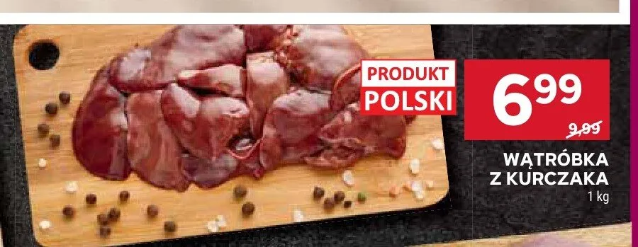 Wątróbka z kurczaka promocja w Stokrotka
