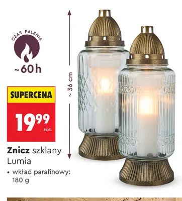 Znicz szklany Lumia promocja w Biedronka