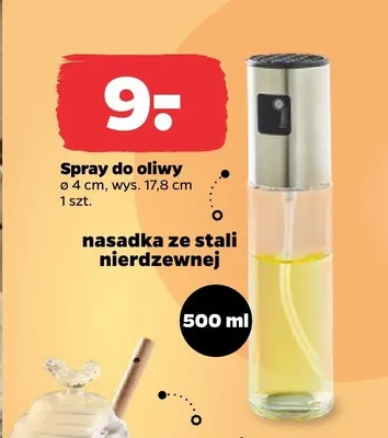 Spray do oliwy ø4cm wys.17,8cm nasadka ze stali nierdzewnej Netto promocja w Netto
