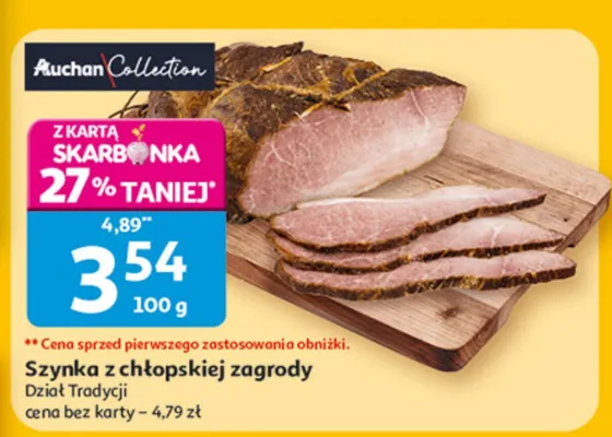 Szynka z chłopskiej zagrody promocja w Auchan