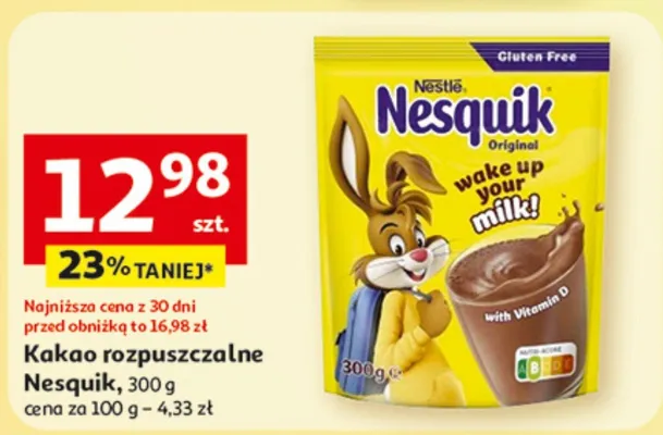 Kakao rozpuszczalne promocja w Auchan
