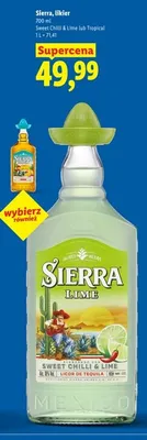Likier Sierra Tropical promocja w Lidl