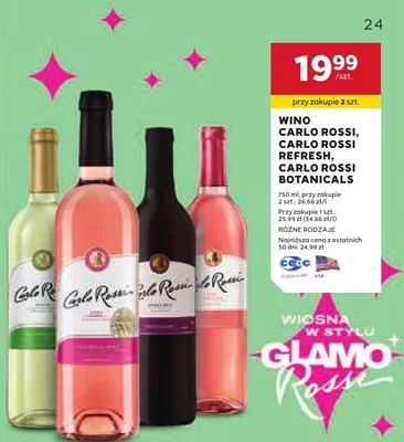 Wino różne rodzaje promocja w Stokrotka