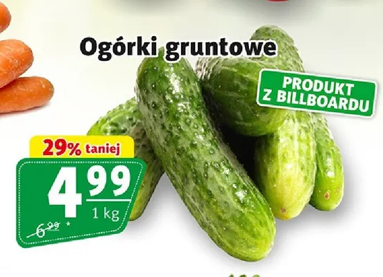 Ogórki gruntowe promocja w Prim Market