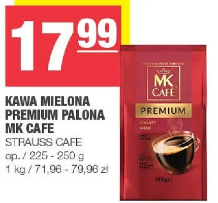 Kawa mielona premium palona promocja w SPAR