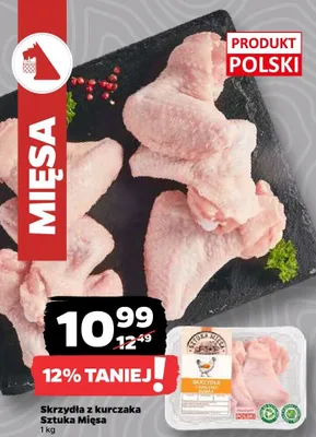 Skrzydła z kurczaka Sztuka Mięsa promocja w Netto