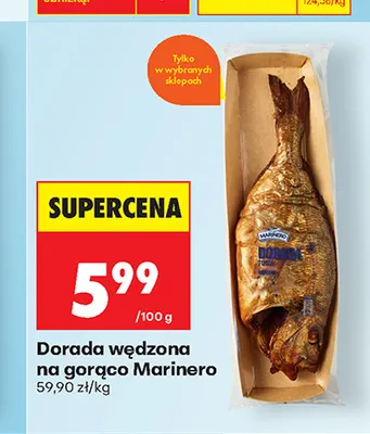 Dorada wędzona na gorąco Marinero promocja w Biedronka