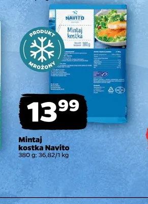 Mintaj kostka Navito promocja w Netto