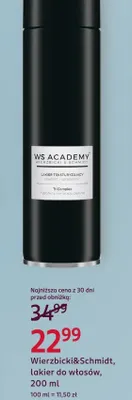 Lakier do włosów Wierzbicki&Schmidt teksturyzujący promocja w Rossmann